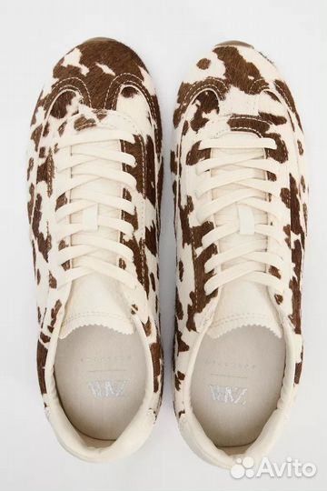 Кеды Zara животный принт