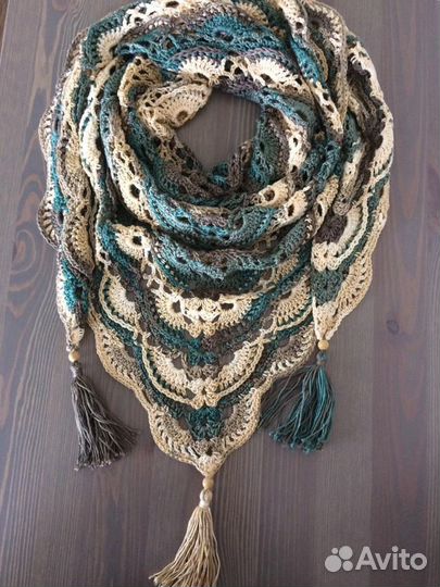 Бактус (шарф) ручная вязка