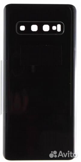 Задняя крышка для Samsung G973 S10 Черная (со скот