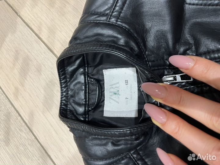 Кожаная косуха Zara для мальчика