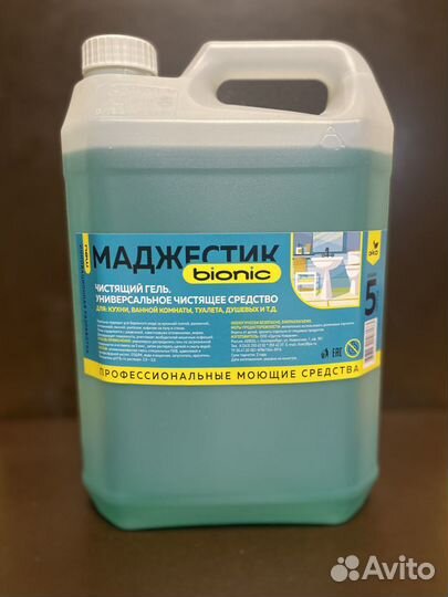 Гель для чистки сантехники 5л