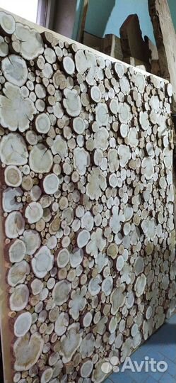 Панно из можжевельника