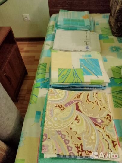 Белье постельное б/у