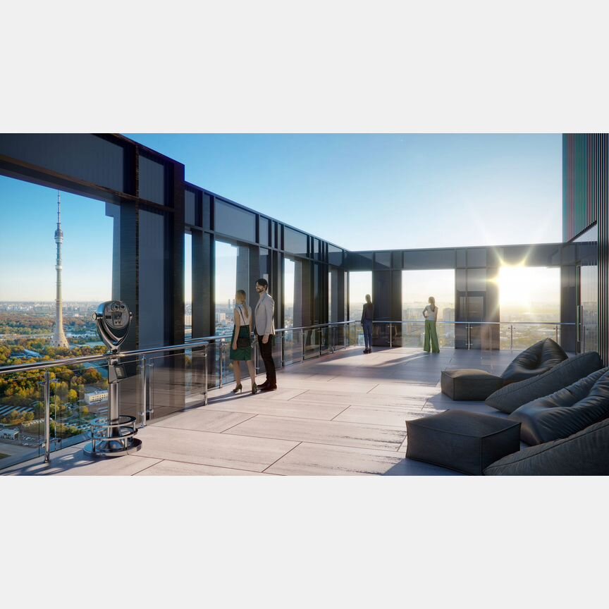 1-к. квартира, 42,1 м², 35/55 эт.