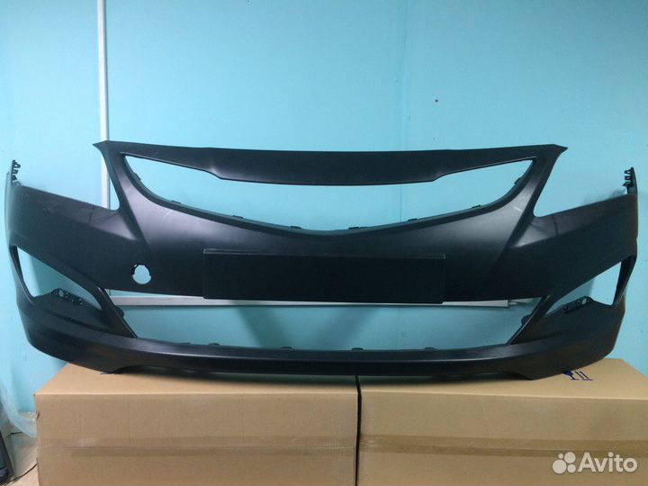 Бампер передний hyundai solaris 2015 (рестайлинг)