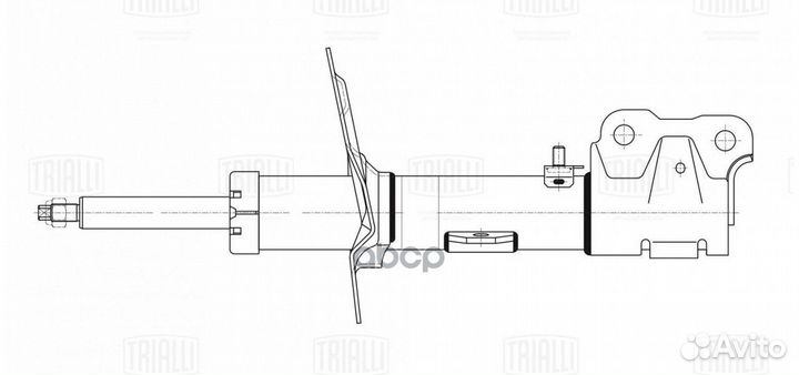 Амортизатор Mitsubishi Outlander (12) (стойка)