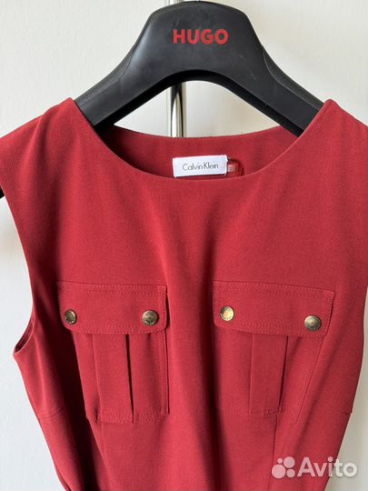 Calvin klein платье красное. Оригинал