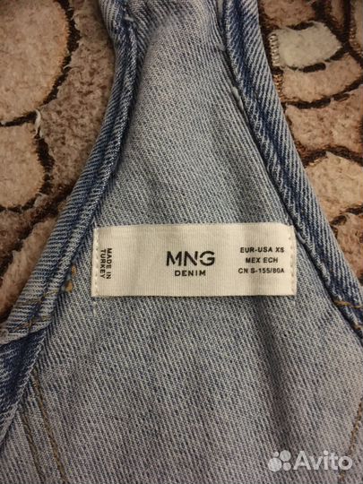 Джинсовый комбинезон Mango