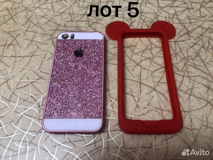 Чехлы на айфон 5/5s/se 18 шт за