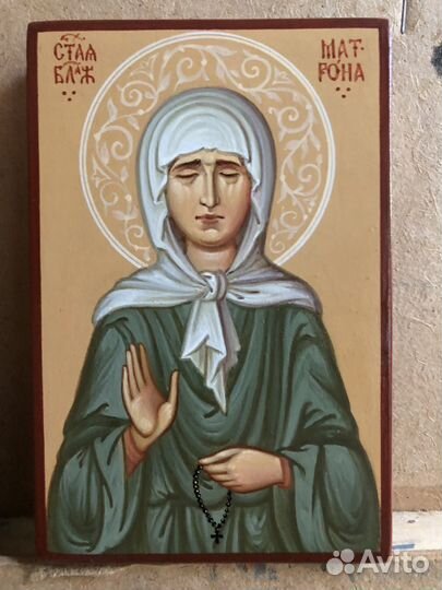 Писанные иконы святой Матроны