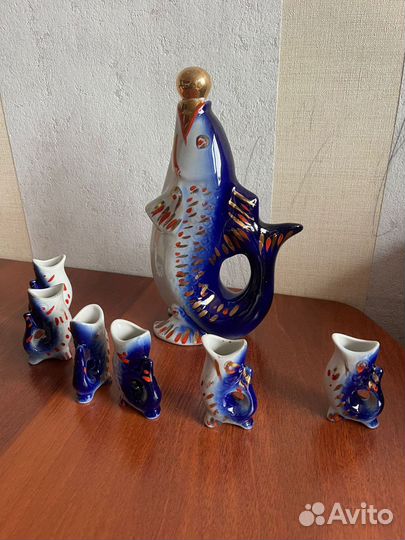 Графин с рюмками СССР