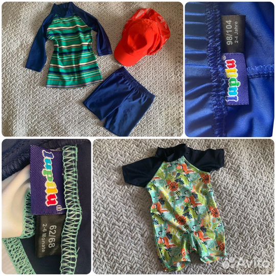 Купальный костюм lupilu 98/104 и 62/68