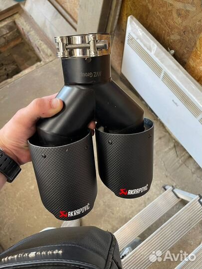 Насадка на глушитель akrapovic