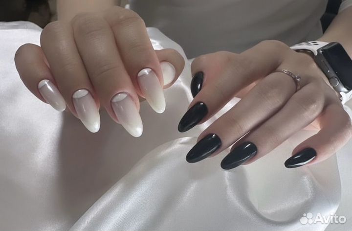Наращивание,гельлак,педикюр