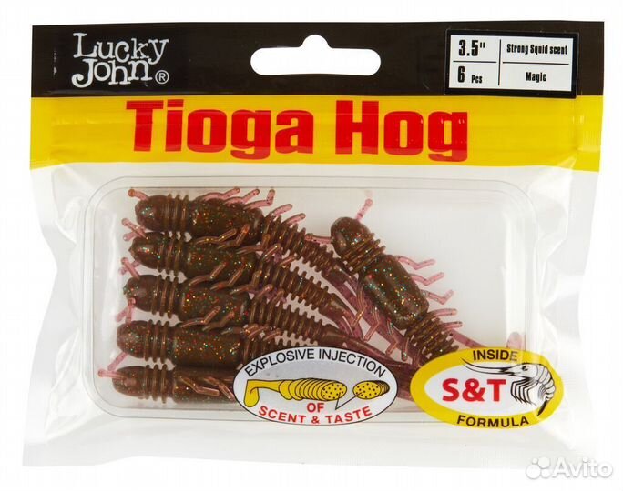 Приманка Lucky John Pro Series Tioga Hog 3.5in