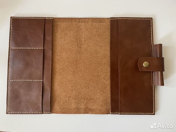 Обложка для дневника / книги нат. кожа ручная А5