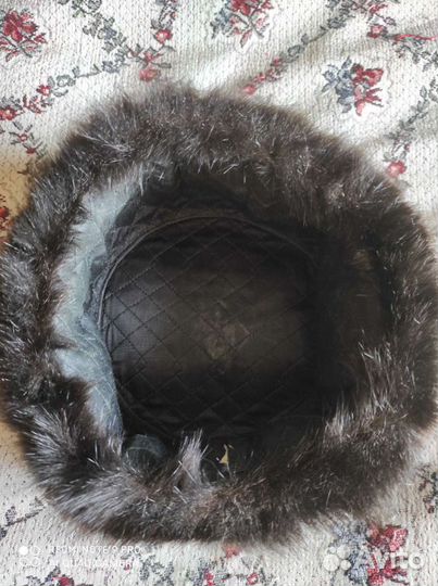 Мужская шапка натуральный мех