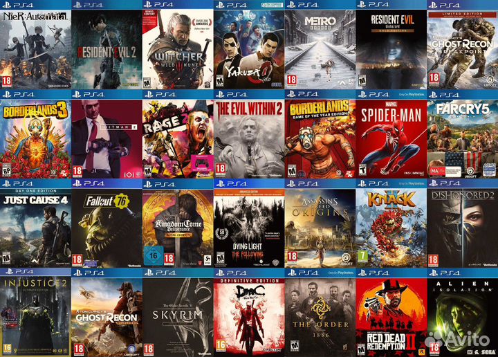 Цифровые игры на ps4