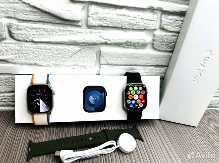 Смарт часы Apple watch 9 /серии HK 9 Pro plus 45mm