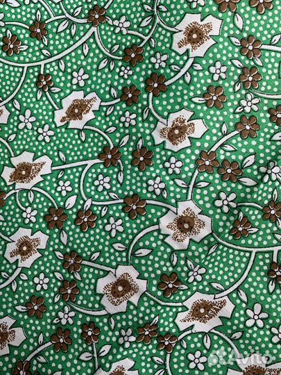 Отрезы тканей советских времен из хлопка и шелка