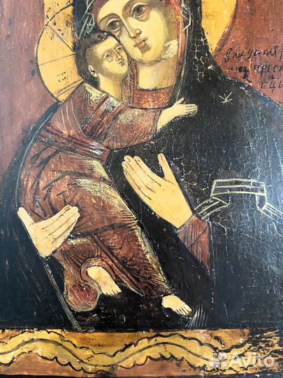 Икона Владимирская Богородица 19 век