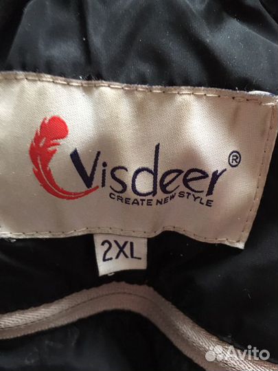 Пуховик женский импорт Visdeer 2XL