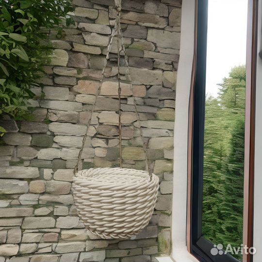 Кашпо для цветов подвесное, 5 литров