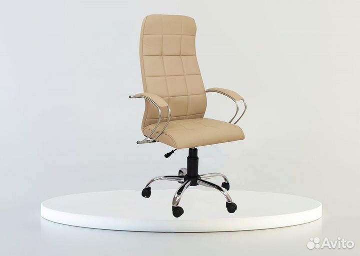 Кресло офисное Элегия XL3 люкс бежевое