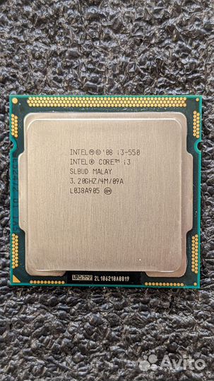 Процессор CPU Intel Core i3 550 Socket LGA1156
