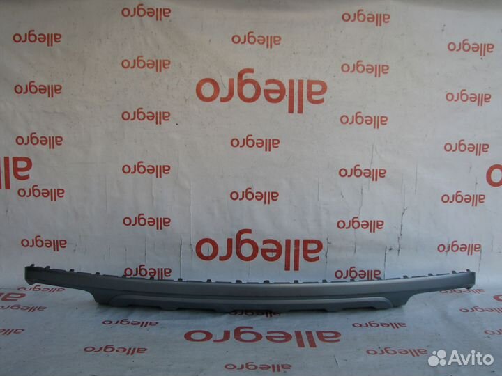 Audi Q7 юбка спойлер заднего бампера 2015+