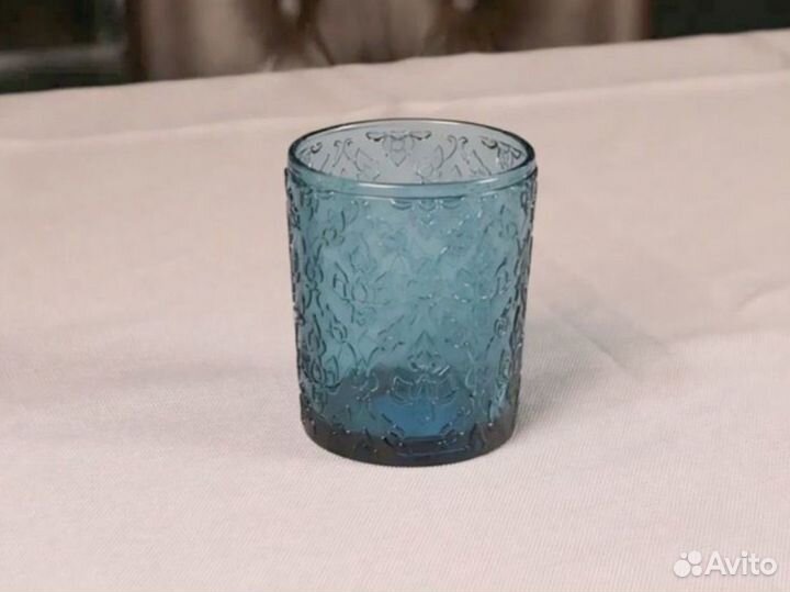 Олд фэшн стакан голубой 340мл новый