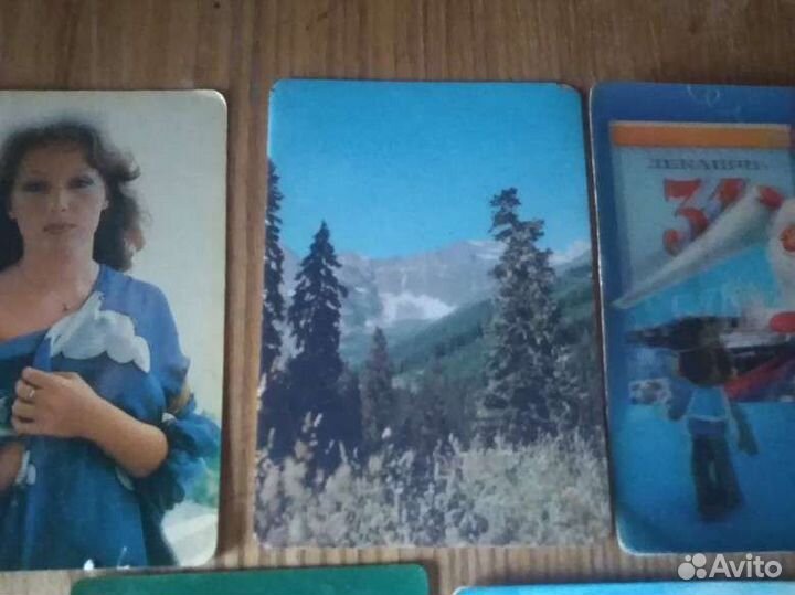 Открытки, календарики объёмные. СССР. Коллекция