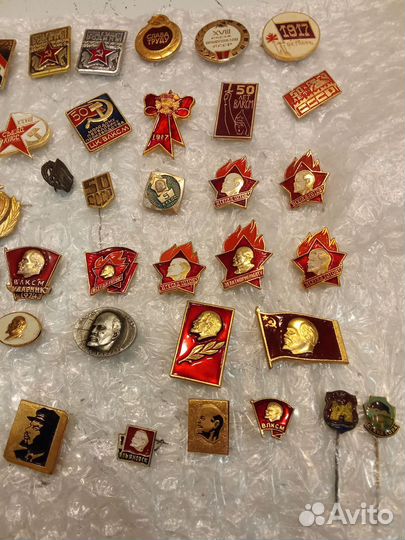 Значки Ленин, ВЛКСМ