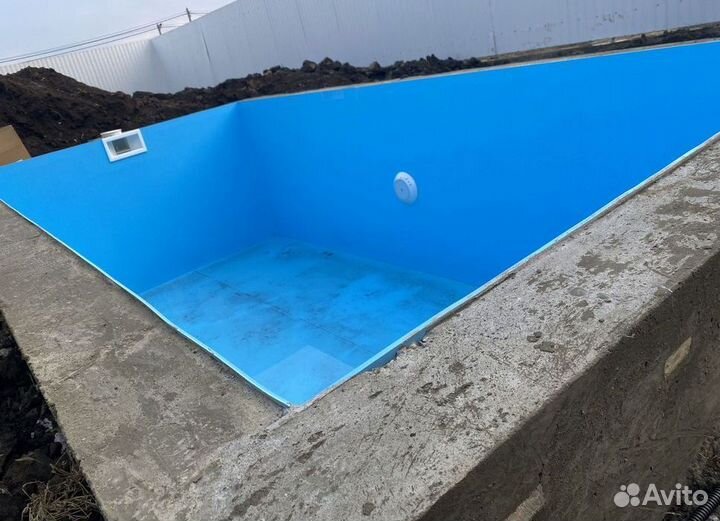 Полипропиленовая чаша 6м*3м*1,5м