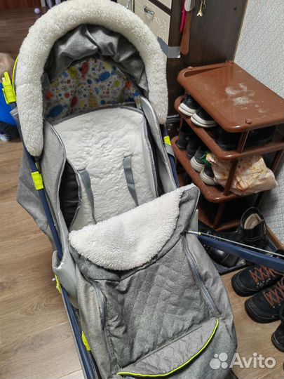 Детские санки коляска бу