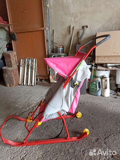 Коляска санки