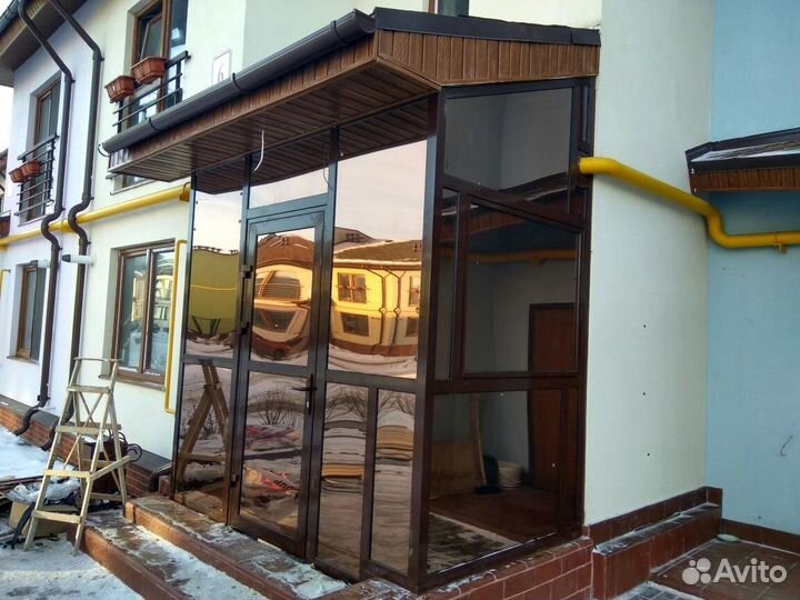 Алюминиевые окна двери витражи