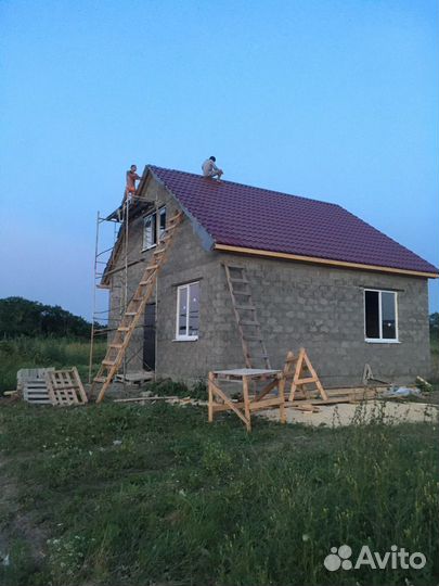 Строительные работы, дом под ключ. Каркасные дома