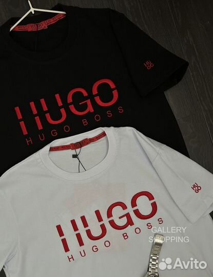 Футболка hugo boss (luxury два цвета)