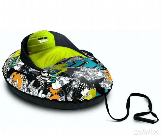 Тюбинг ватрушка без спинки новая nika kids