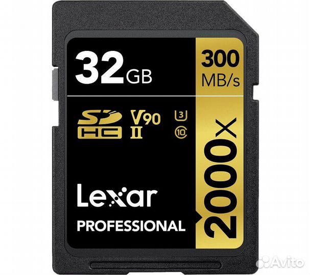 Карта памяти Lexar sdhc Professional 2000x Class 1