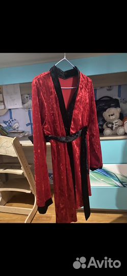 Женский пижамный велюровый комплект