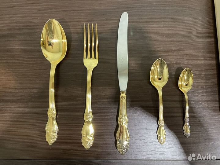 Набор столовых приборов кольчугино 6 персон