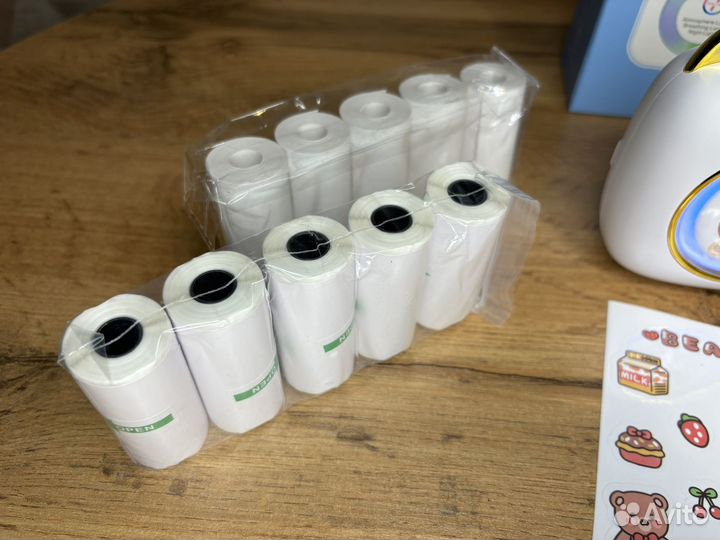 Минипринтер термо без чернил беспроводной новый