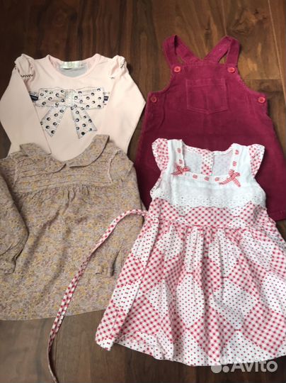 Вещи пакетом на девочку 80 86