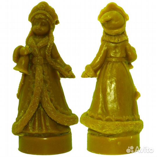 Силиконовая форма для свечей Снегурочка 3 (0743)