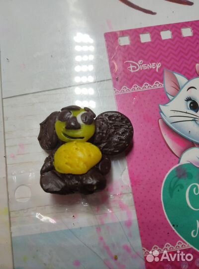 Чебурашка фигура из пластилина