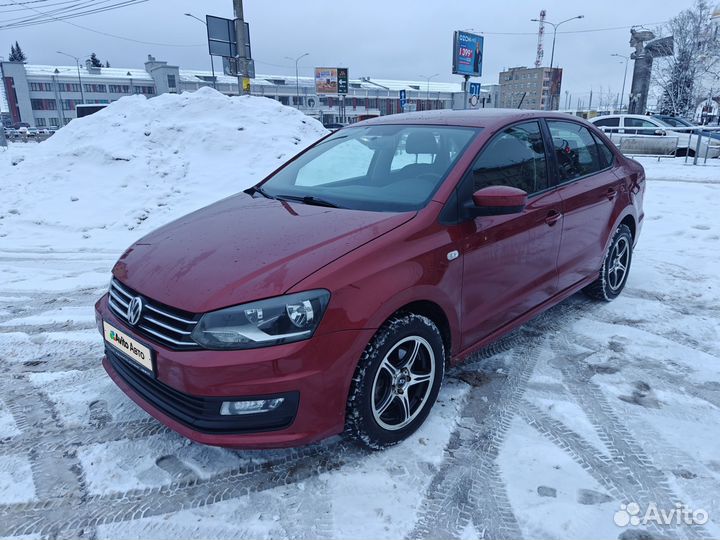 Volkswagen Polo 1.6 AT, 2016, 115 000 км