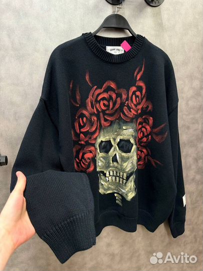 Вязаный Свитшот Saint michael oversize (новинка)