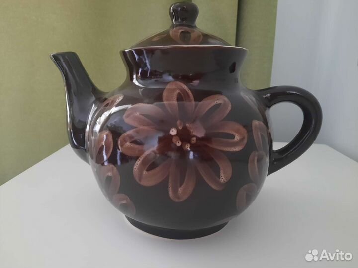 Чайник заварочный/доливочный СССР керамика